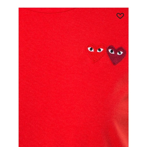 Comme Des Garçons embroidered heart t-shirt - Picture 8 of 8